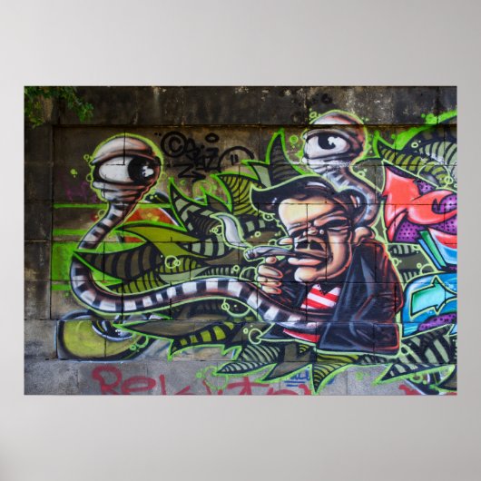 喫煙カッコいいガイ ポスター (正面)