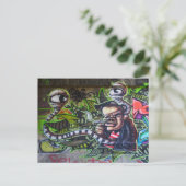 喫煙カッコいいガイ ポストカード (スタンド正面)