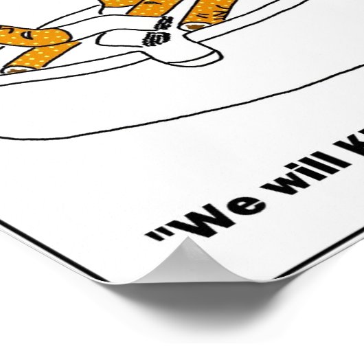 喫煙キル ポスター (角)