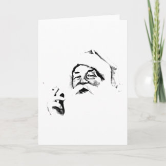 喫煙サンタ。ヴィンテージ・サンタ・喫煙Aタバコ。 シーズンカード