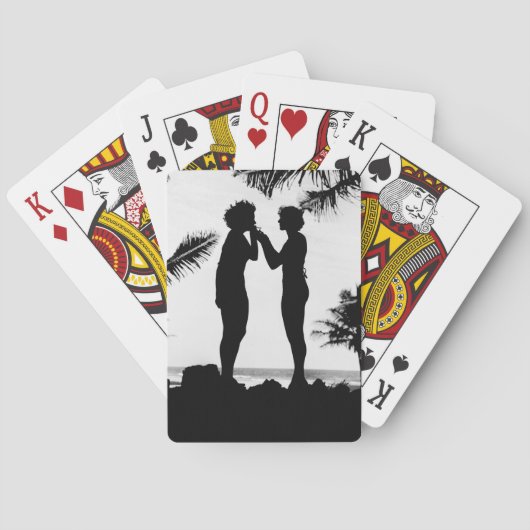 喫煙シルエット， 1940s トランプ (裏面)