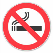 喫煙シール シール (正面)