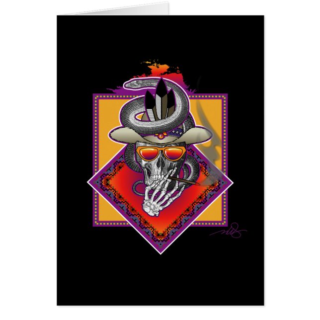 喫煙スカル (正面)