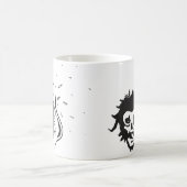 喫煙スカル コーヒーマグカップ (中央)