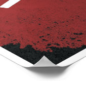 喫煙スカル ポスター (角)