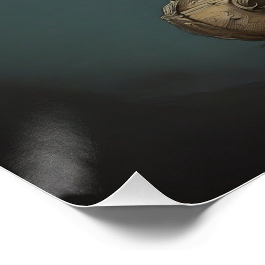 喫煙スカル ポスター (コーナー)