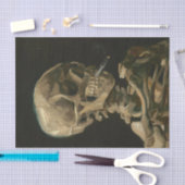 喫煙スカル 薄葉紙 (クラフト)