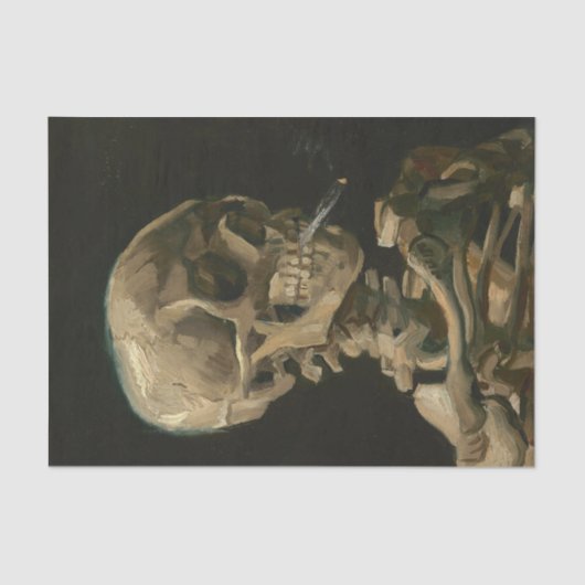 喫煙スカル 薄葉紙 (正面)