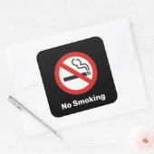 喫煙スクエアステッカーなし スクエアシール (封筒)