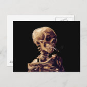 喫煙スケルトンバイヴァンゴッホ ポストカード (正面/裏面)