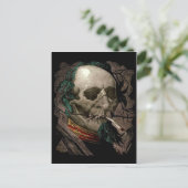 喫煙ゾンビマンストナーゲオティックヴィンテージアート ポストカード (スタンド正面)