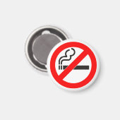 喫煙ゾーンなし マグネット (正面/裏面)