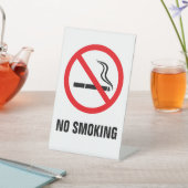 喫煙タバコ禁止の台座看板なし 台座サイン (インサイチュ)