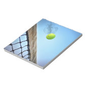 喫煙テニスボー飛んでいるルオーバー網 ノートパッド (回転)