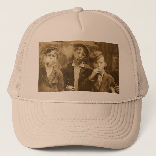 喫煙トラック帽 キャップ (正面)