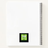 喫煙ドッグおもしろいバースデーカード ノートブック (裏面)