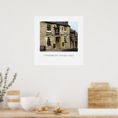 喫煙ドッグパブマルメスベリー，イングランド ポスター (キッチン)