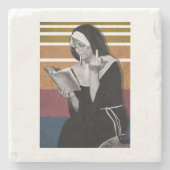 喫煙ナンレトロスタイル ストーンコースター (正面)