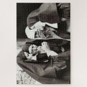 喫煙ナンヴィンテージ写真 ジグソーパズル (縦)