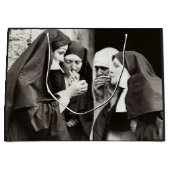 喫煙ナンヴィンテージ写真 ラージペーパーバッグ (正面)