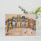 喫煙ネコbyルイ・ワイン サンキューカード (スタンド正面)