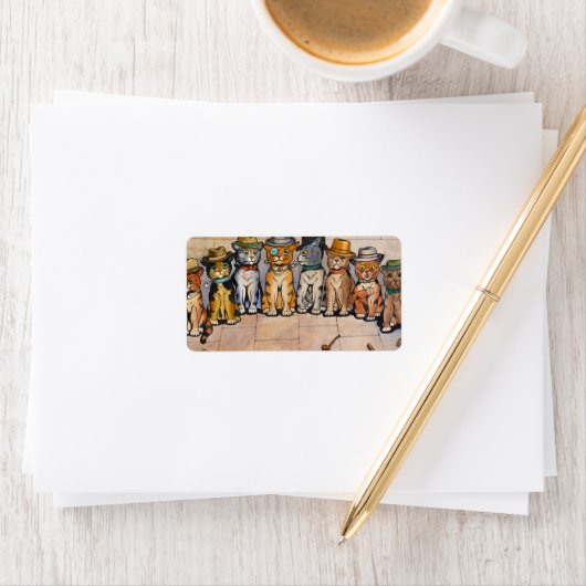 喫煙ネコbyルイ・ワイン ラベル (インサイチュ)