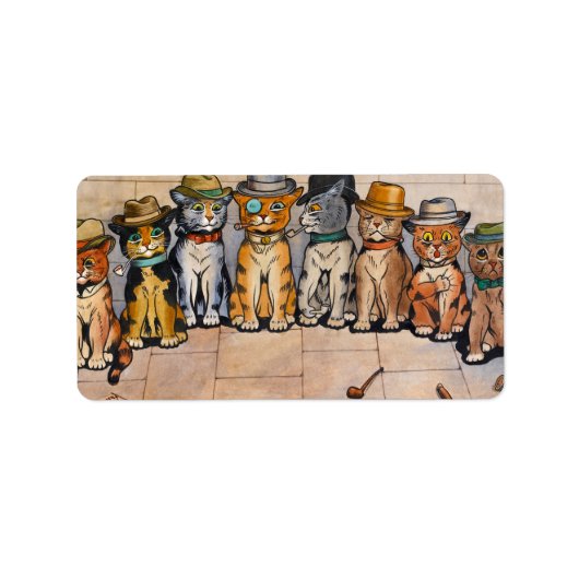 喫煙ネコbyルイ・ワイン ラベル (正面)