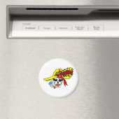 喫煙ハットタトゥーアートプリン付きバラスカル海賊 マグネット (インサイチュ (食洗機))