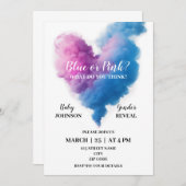 喫煙ハート性発現パーティの招待状 招待状 (正面/裏面)