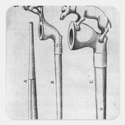 喫煙パイプ スクエアシール (正面)