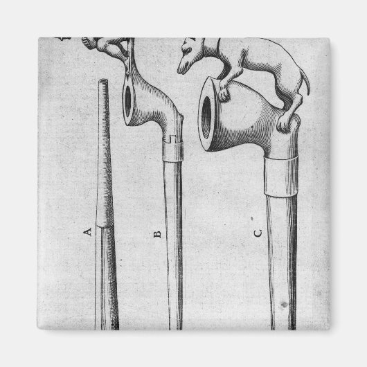 喫煙パイプ マグネット (正面)