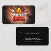 喫煙ピットBBQグリル | レストラン 名刺 (正面/裏面)