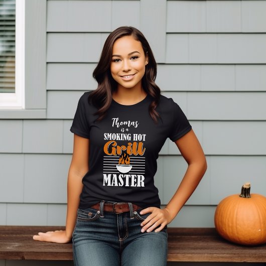 喫煙ホットグリルマスターカスタム Tシャツ