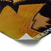 喫煙モンキーポスター(NJPunks) ポスター (角)