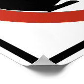 喫煙リスは高速道路の標識を許可しない ポスター (角)