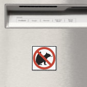 喫煙リスは高速道路の標識を許可しない マグネット (インサイチュ (食洗機))