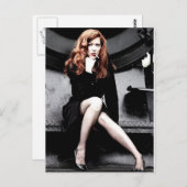 喫煙レディ ポストカード (正面/裏面)