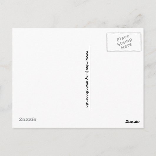 喫煙レディ ポストカード (裏面)