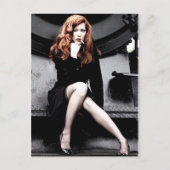 喫煙レディ ポストカード (正面)