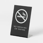 喫煙内符号なし 台座サイン (正面)