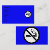 喫煙名刺なし 名刺 (正面/裏面)