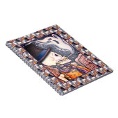 喫煙墓地の幽霊たち付き骨組不気味み ノートブック (右側)