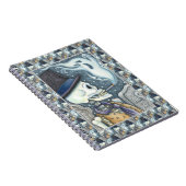 喫煙墓地の幽霊たち付き骨組不気味み ノートブック (右側)