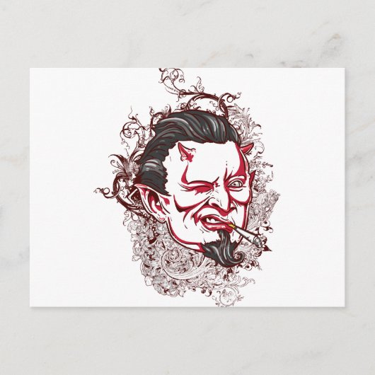 喫煙悪魔 ポストカード (正面)