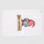 喫煙格言 ゴルフタオル (横)