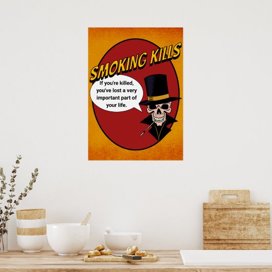 喫煙殺し ポスター (キッチン)