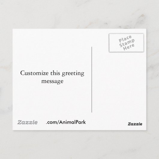 喫煙火山 ポストカード (裏面)