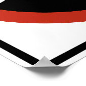 喫煙犬の許可なし道路標識 ポスター (角)