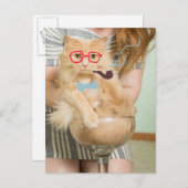 喫煙猫 ポストカード (正面/裏面)