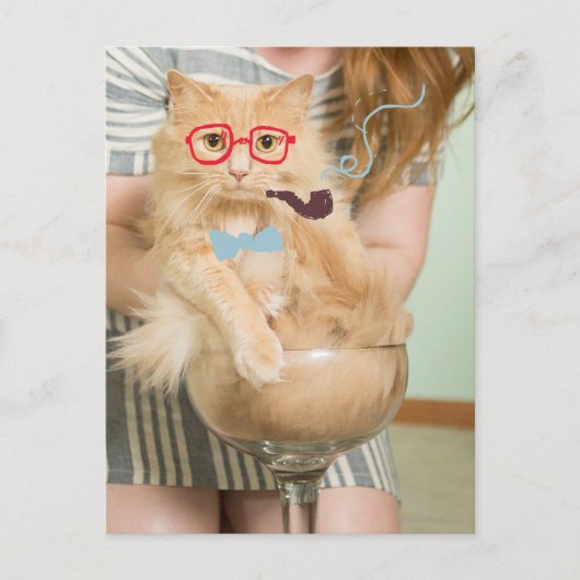 喫煙猫 ポストカード (正面)